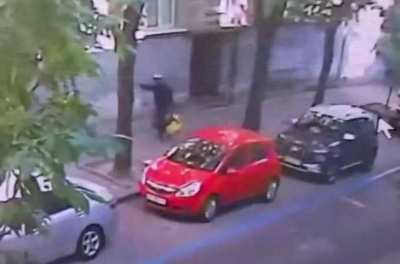 Момент убийства экс-спикера Рады Андрея Парубия во Львове попал на видео